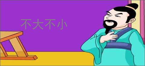 不大不小