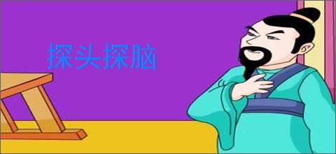 探头探脑